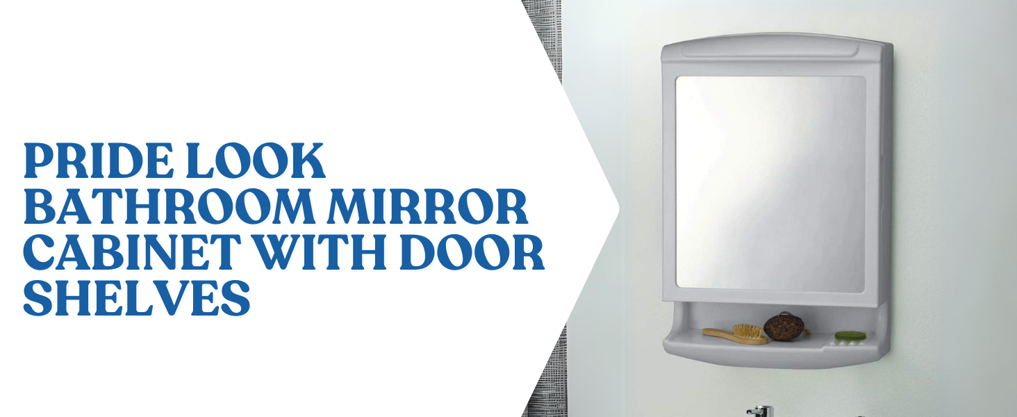 Pride New Look Bathoom Mirror Cabinet