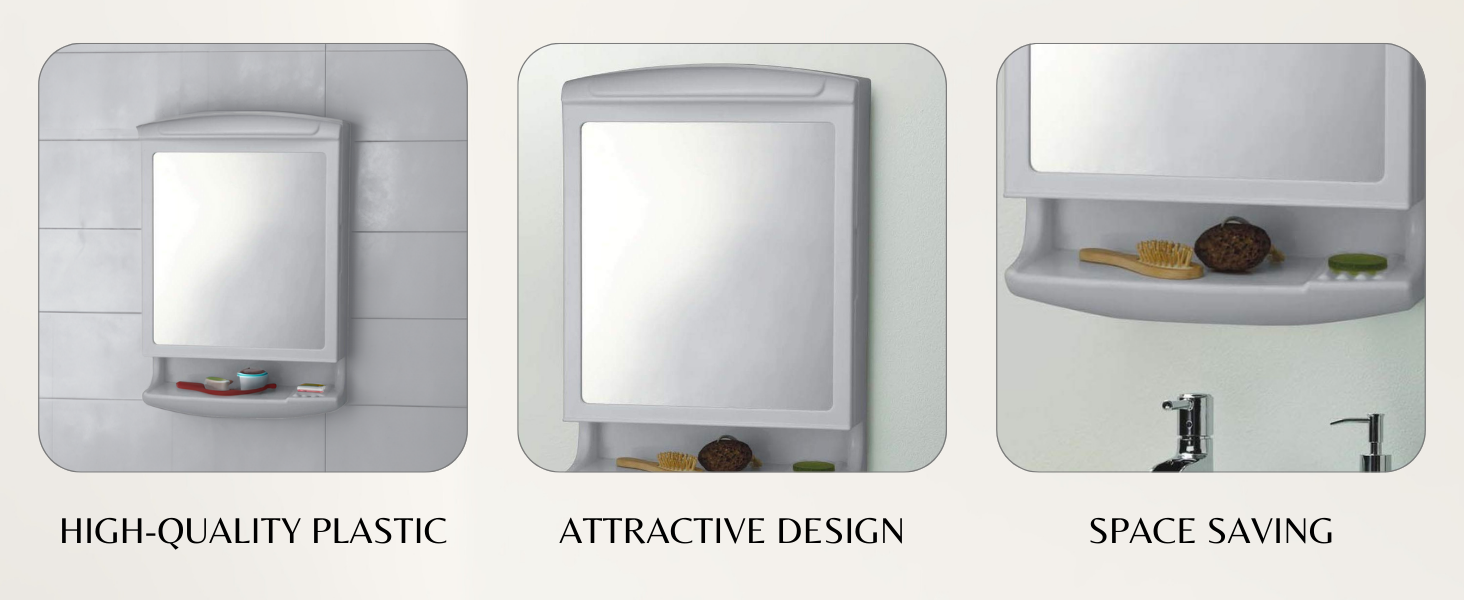 Pride New Look Bathoom Mirror Cabinet