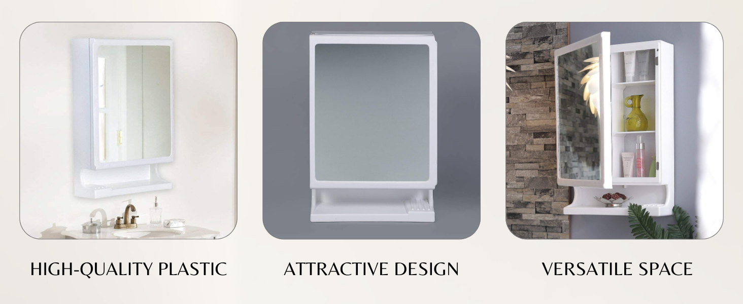 New look bathroom mirror cabinet