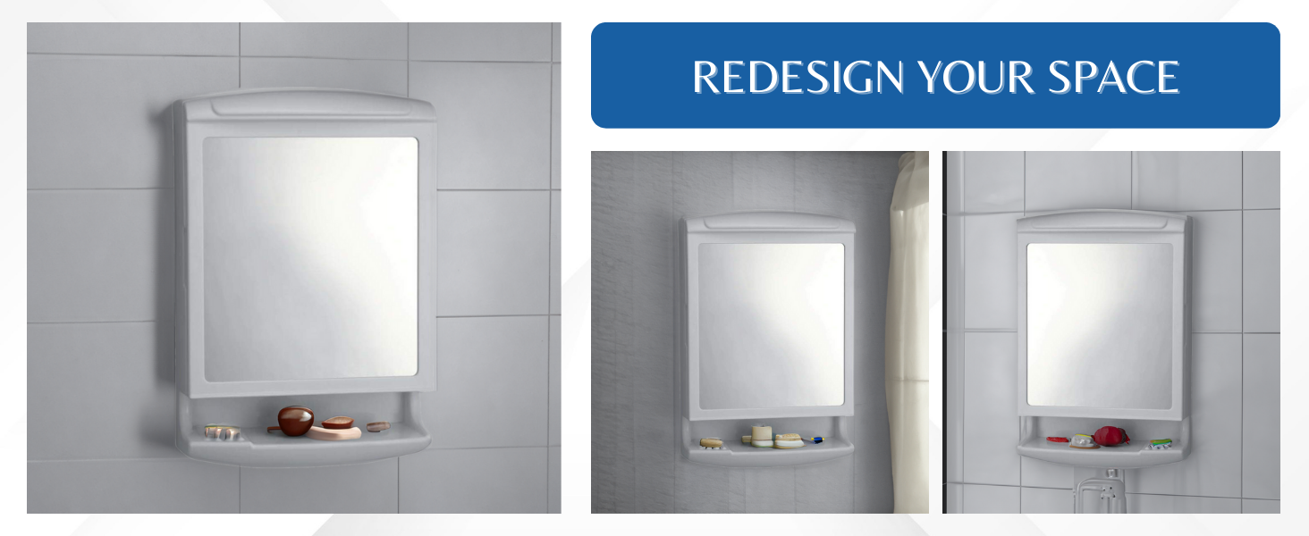 Pride New Look Bathoom Mirror Cabinet