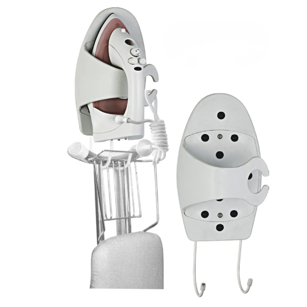 IRONING ORGANIZER WITH IRONING TABLE HOLDER